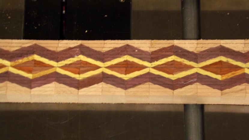 Close-up of sliced diamonds